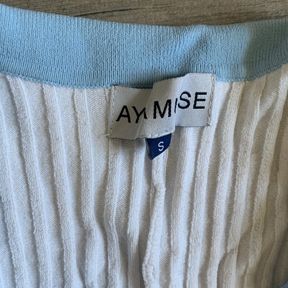 Aya muse color trip ribbed romper - Picture 6 of 8